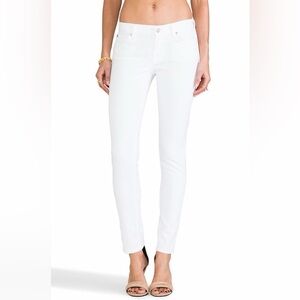 7 For All Mankind White Jeans